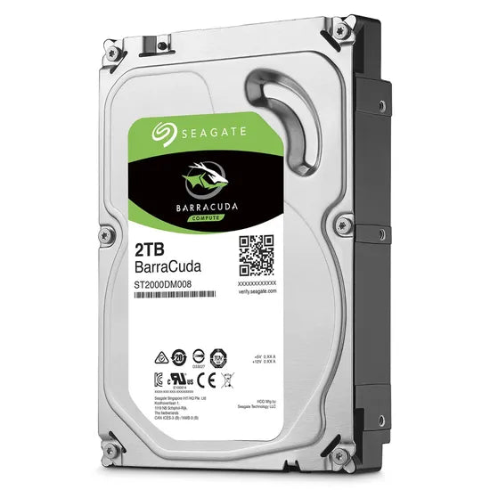 DISCO DURO 2TB INT 3.5"" SATA3 SEAGATE BARRACUDA 256MB 5400RPM ST2000DM008