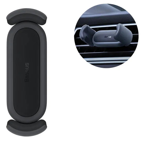 SOPORTE CELULAR P/ AUTO BASEUS SUGP000001 STEEL CANNON 2  SALIDA DE AIRE BLACK