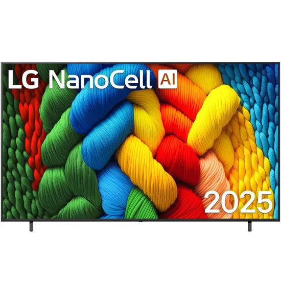 TV SMART 86"" LG 86NANO80ASA UHD AI 4K/HDR10-HLG BLACK