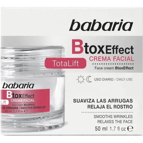 BABARIA EFECTO BOTOX CREMA FACIAL 50ML Product