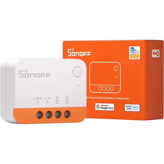 INTERRUPTOR SMART SONOFF ZBMINI-L2 (NO NEUTRAL) ZIGBEE/ALEXA/GOOGLE