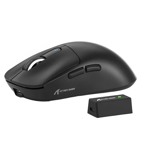 MOUSE WIRELESS ATTACK SHARK X3PRO 8K 59G/PAW3395/ERGO/26000DPI/BLACK Product