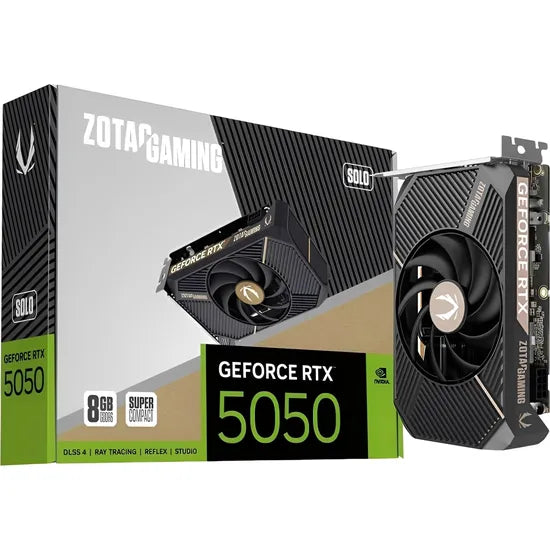 VGA ZOTAC RTX5050 GAMING SOLO 8GB/GDDR6/128BIT/2592MHZ/1FAN ZT-B50500G-10L Product