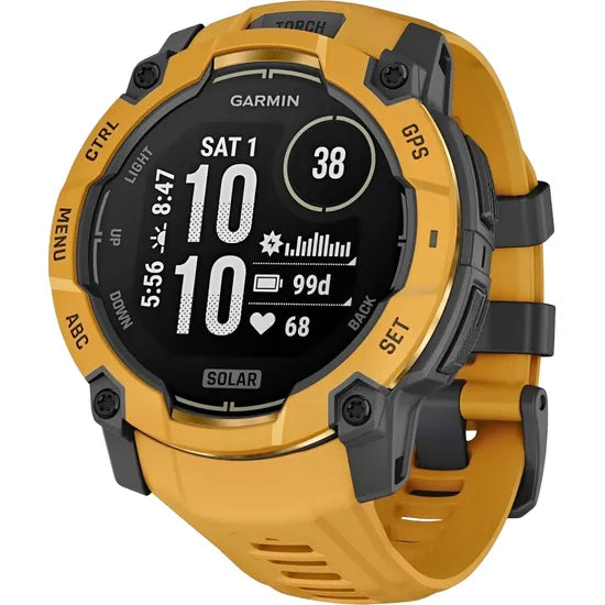 RELOJ GARMIN INSTINCT 3 SOLAR 50MM SUNBURST - SUNBURST/GRAY BAND 010-02935-02