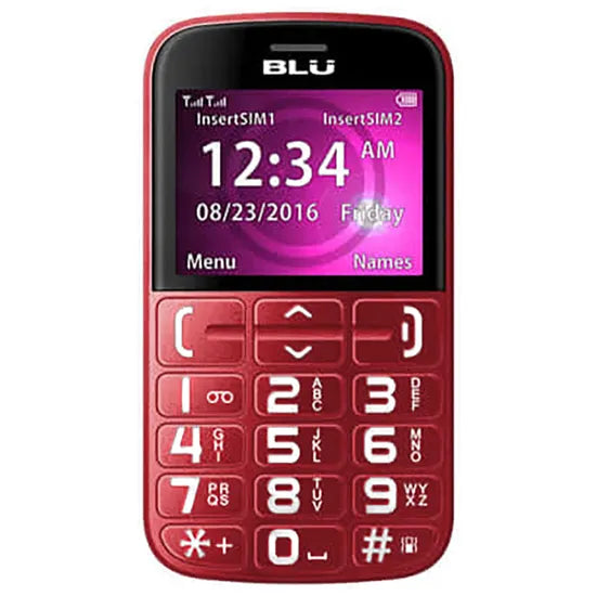 CELULAR BLU JOY J012 2.4"" RED