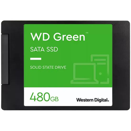 SSD 480GB 2.5"" WD GREEN SATA 545-450MB/S WDS480G3G0A