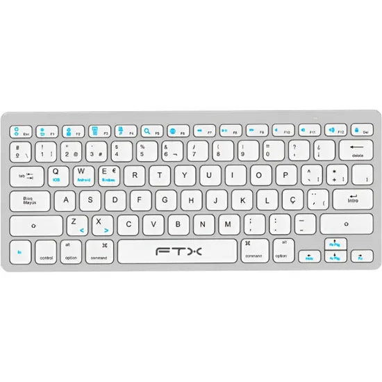 TECLADO WIRELESS FTX B1000 /ULTRA SLIM/PLATA/PORTUGUES Product