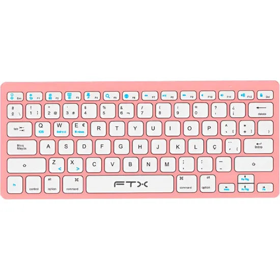 TECLADO WIRELESS FTX B1000 /ULTRA SLIM/ROSA/PORTUGUES Product