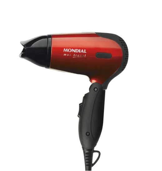 SECADOR MONDIAL MAX TRAVEL SC-10 1200W/BIVOLT BLACK/RED Product