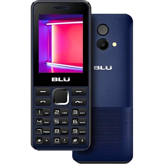 CELULAR BLU TANK II T196 2.4"" BLACK/BLUE