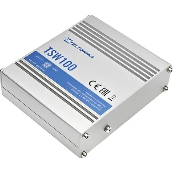 TELTONIKA SWITCH INDUSTRIAL TSW100 4POE+/1GIGABIT/ETHERNET