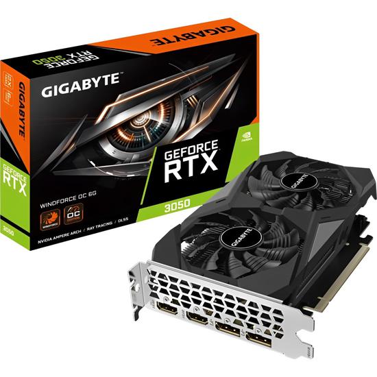 Tarjeta de vídeo Gigabyte GeForce RTX3050 Windforce OC 6GB GDDR6 PCI-Express