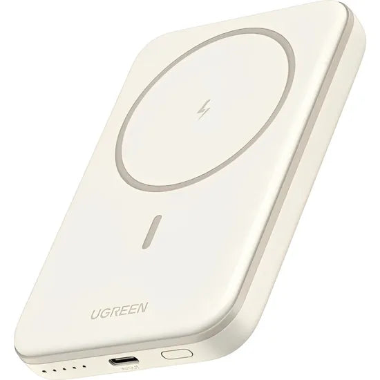 CARGADOR PORTATIL WIRELESS UGREEN PB560 MAGNETIC MINI 15W 5.000MAH USB-C MAGSAFE BEIGE Product