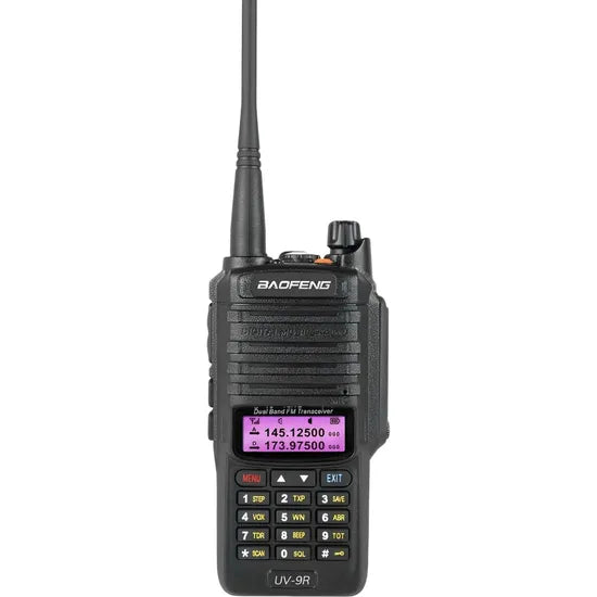 RADIO COMUNICADOR BAOFENG UV-9R PLUS DUAL BAND/W/LCD/BLACK