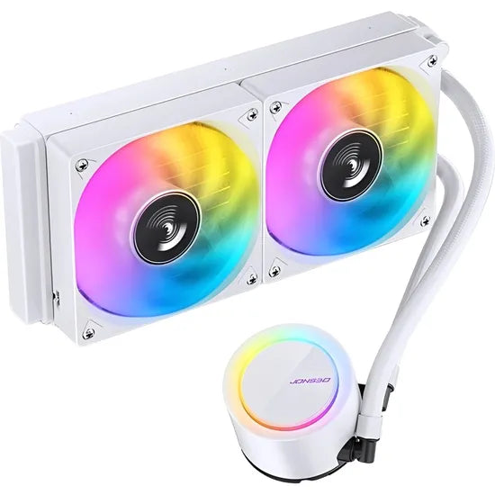 COOLER LIQUID JONSBO TG-240 ARGB 277MM PWM/2FAN/WHITE