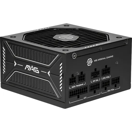 FUENTE MSI MAG A750GLS PCIE5 750W 80 PLUS GOLD FULL MODULAR BLACK Product