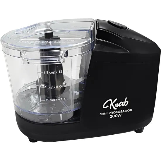 MINI PROCESADOR QUANTA KRAB KBMP200 350ML BLACK 220V-50HZ