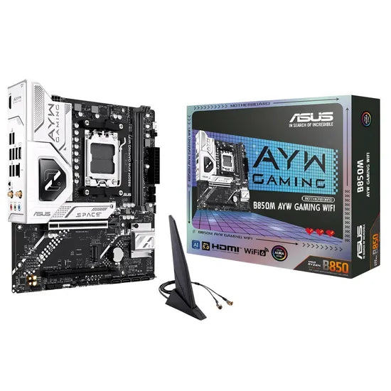 PLACA MADRE ASUS AM5 B850M-AYW GAMING WIFI HDMI/USB3.2/2M.2/DDR5/MATX