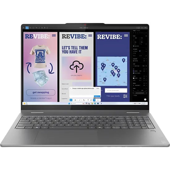 NOTEBOOK LENOVO YOGA7I 2IN1 83JT0047US ULTRA 7-256V/16GBD5/512SSD/16""/IPS/2K/TOUCH/W11/ING/GREY