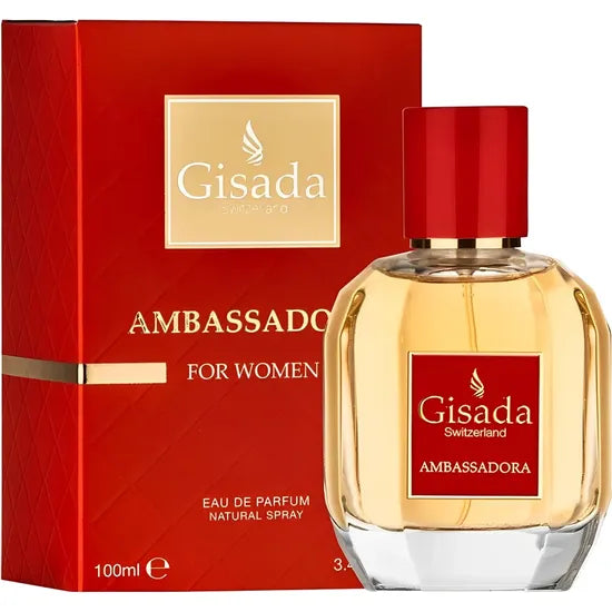 PERFUME  GISADA AMBASSADOR ROJO EDP 100ML FEMENINO Product