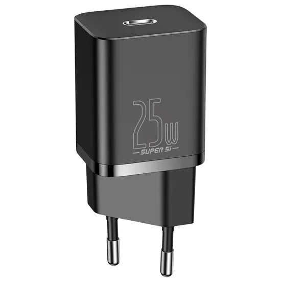 CARGADOR PARED BASEUS CCSP020101 SUPER SI 25W USB-C QC3/PD BLACK Product