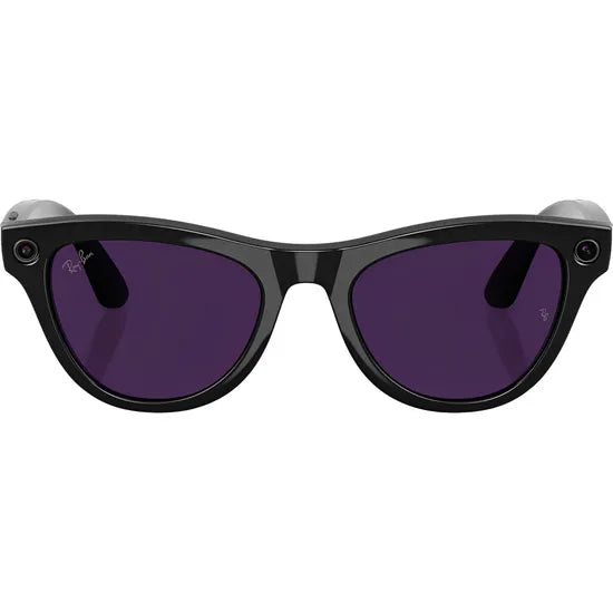 LENTE DE SOL RAY BAN META SKYLER GEN 2 RW4014 SHINY BLACK TRANSITIONS AMETHYST