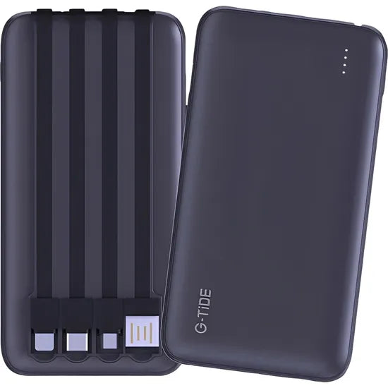 CARGADOR PORTÁTIL G-TIDE POWERBANK P1 10.000MAH BLACK Product