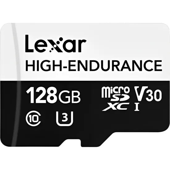 MICRO SD 128GB LEXAR HIGH-ENDURANCE VIDEO MONITOR 100-45MB/S C10 (LMSHGED128G-BCNNG)