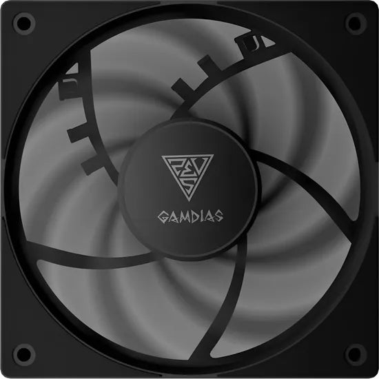 COOLER GAMDIAS NOTUS M1-1201 PWM 120MM BLACK (1FAN)