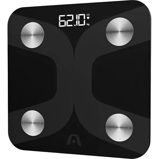 BALANZA DIGITAL CORPORAL SMART ARGOM ARGOM ACCURA 10 BMI/FAT/180KG BLACK ARG-SC8210BK
