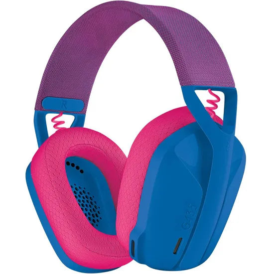 AURICULAR LOGITECH G435 LIGHTSPEED WIRELESS BT/18H/BLUE/RASPBERRY 981-001061