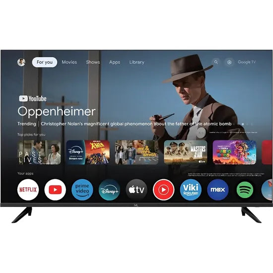 TV SMART 55"" MTEK MKQ55FSGU QLED 4K/8B/GOOGLE TV/DA/DIG/VOICE REMOTE/BT/CAST Product