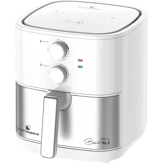 FREIDORA ELECTRICA ELECTROBRAS BEIRUT EBAF-61-W 6.1L/1900W/WHITE 220V Product