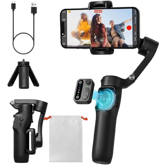 ESTABILIZADOR HOHEM ISTEADY X3 SE BLACK - PARA CELULAR - CON CONTROL - MAX 300 GR Product