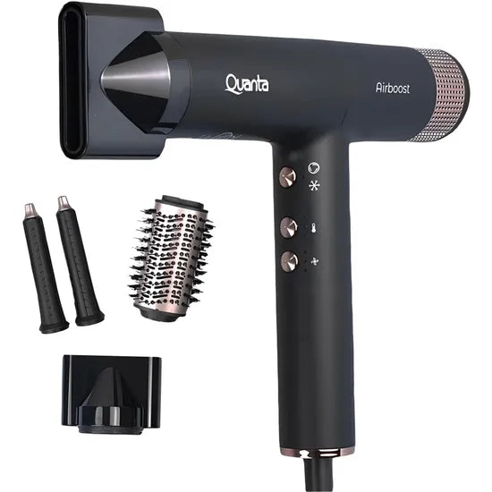 SECADOR QUANTA QTSCB1700 AIRBOOST 3 EN 1 1700W/220V/60HZ/BLACK/ROSE Product