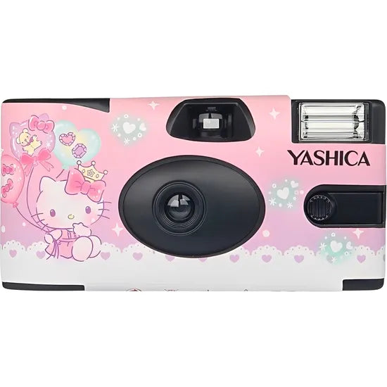 CAMARA DESCARTABLE YASHICA 27 EXP ISO 400 WHITE HELLO KITTY