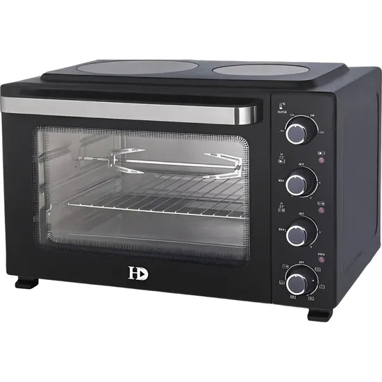 HORNO ELECTRICO HD PLAY HD 48L C/COCINA ELECTRICA INFRARROJA 250o BLACK Product