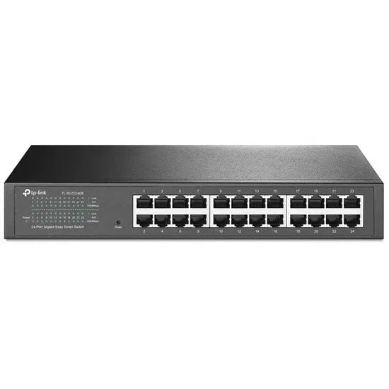 TP-LINK HUB SWITCH 24P TL-SG1024DE  10/100/1000MBPS GIGABIT