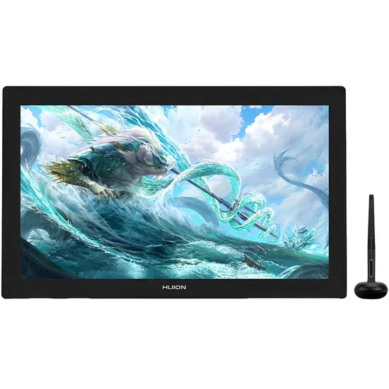 TABLETA GRAFICA HUION KAMVAS 24 PRO/4K/QLED/ 140% SRGB /BLACK GT2401