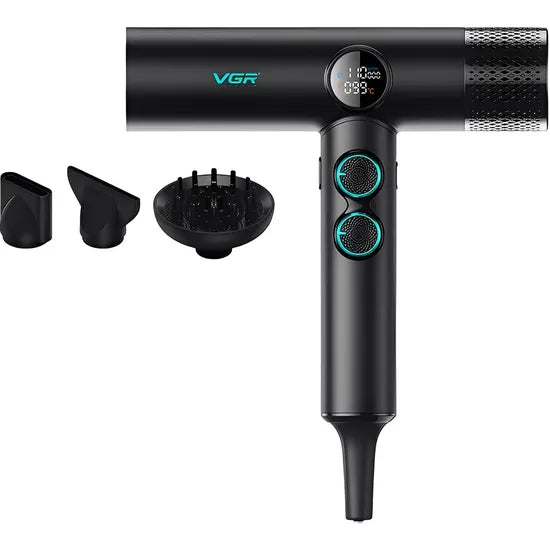 SECADOR VGR PROFESSIONAL HAIR DRYER V-401 1200W/BLACK/220V Product
