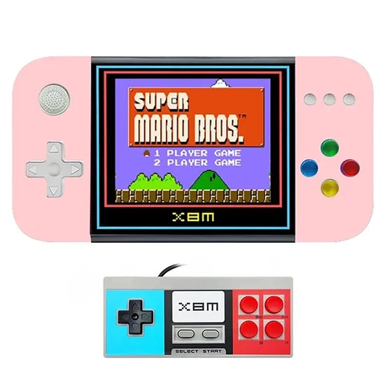 CONSOLA PORTATIL X8M GAME STATION PINK 500JUEGOS
