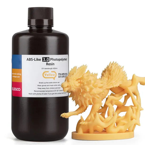RESINA P/IMPRESORA 3D ELEGOO ABS-LIKE YELLOW 3.0/500G Product
