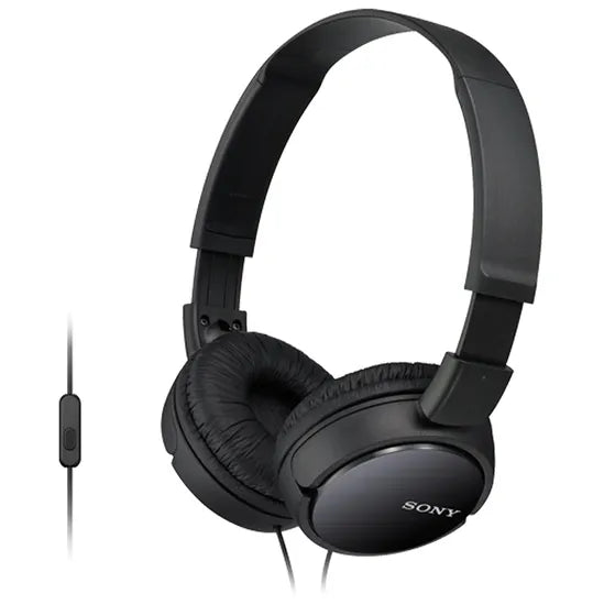 AURICULAR SONY ON-EAR MDR-ZX110 AP BLACK C/MIC.