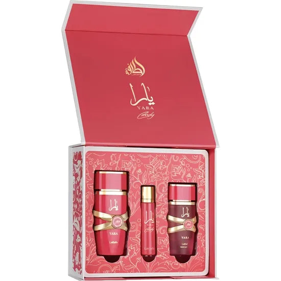 KIT PERF LATTAFA YARA CANDY 100ML + MINI 12ML + HAIR MSIT 50ML - FEMENINO Product