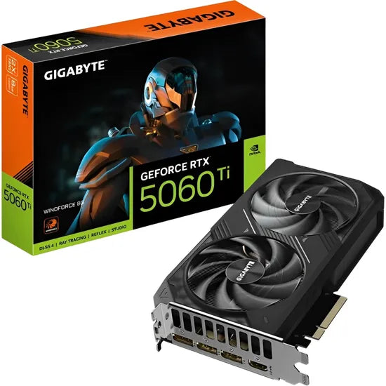 VGA GIGABYTE RTX5060 TI WINDFORCE 8GB/GDDR7/2572MHZ/2FAN GV-N506TWF2-8GD 3GTA.BR-PY Product