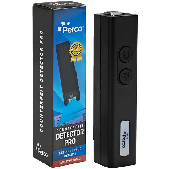 DETECTOR DE DINERO FALSOS PERCO COUNTERFEIT DETECTOR PRO 2IN1 UV + SENSOR MAGNETICO Product