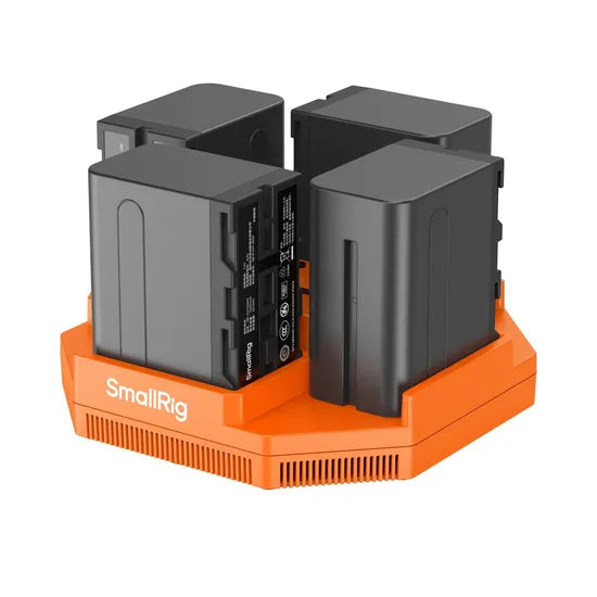 SMALLRIG KIT BATERIA NP-F970 (4 BATERIAS + CARG. CUADRUPLE) 4834