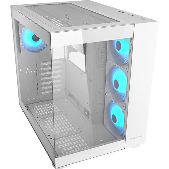 GABINETE COUGAR FV150 RGB 4 FAN WHITE