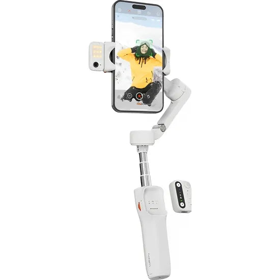 ESTABILIZADOR HOHEM ISTEADY V3 WHITE - PARA CELULAR - CON CONTROL - MAX 300 GR Product