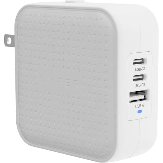 CARGADOR PARED HYPERJUICE 70W USB-C GAN TRAVEL CHARGER WITH 3 PORTS WHITE HJ1003WHWWGL Product